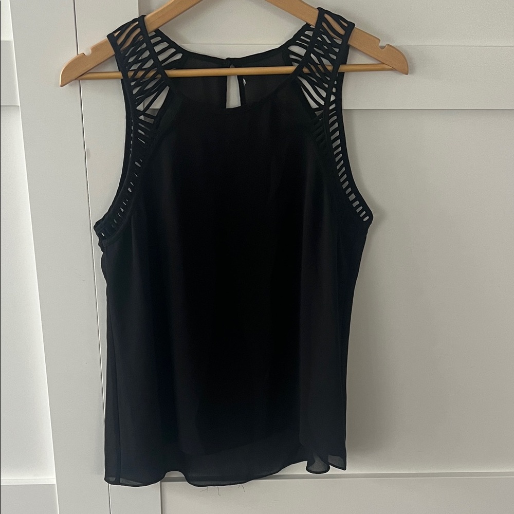 Elegant Black Sleeveless Top